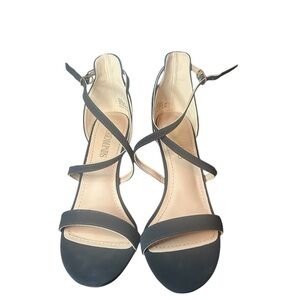 Dream Pairs Black Strappy Heels